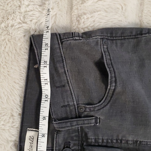 Madewell 9" Mid-Rise Skinny Jeans Raw Hem 28P - Picture 3 of 13